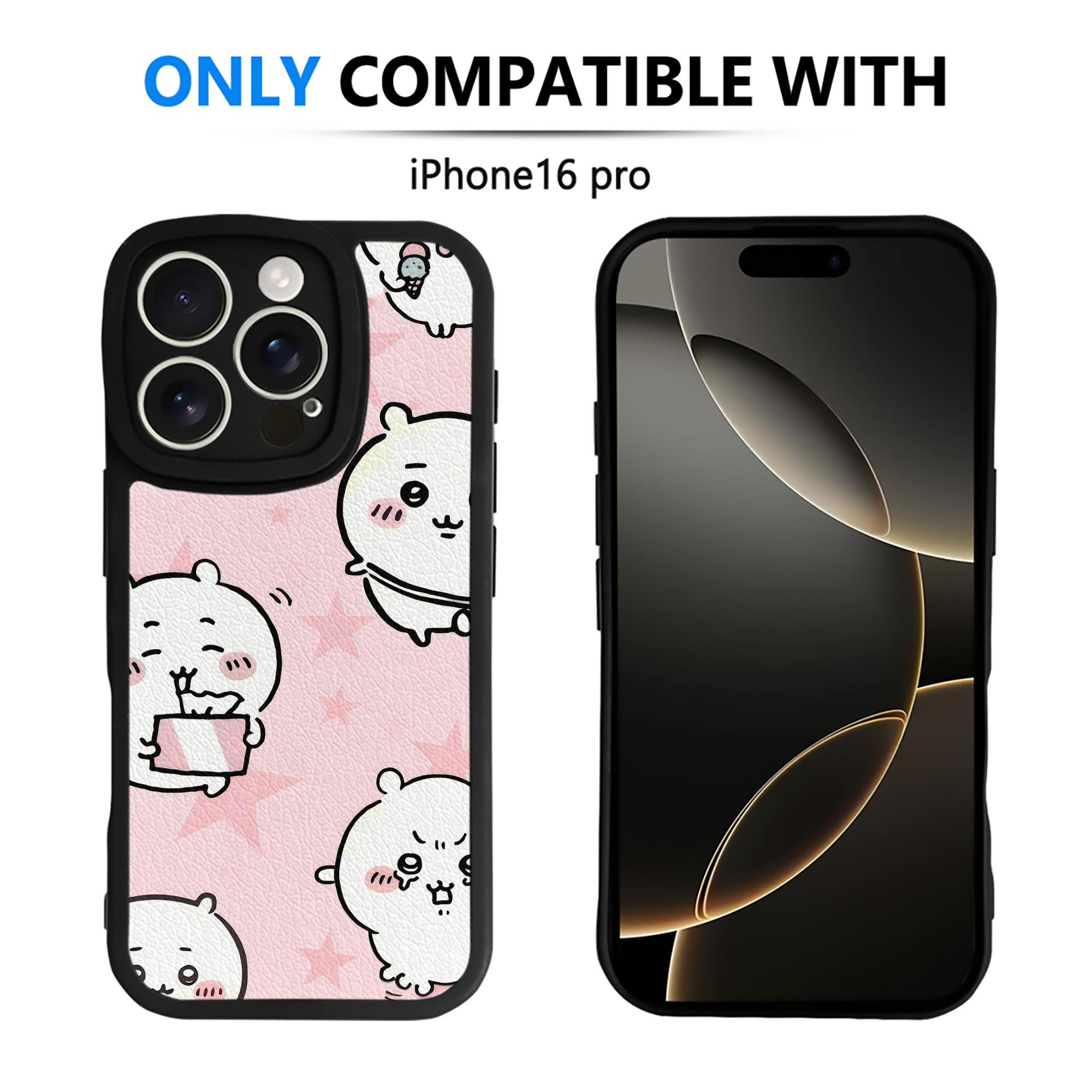 （画像用） ちいかわ Chii-kawa 【iPhone 16シリーズ対応】シリコンスマホケース（レザー調） 材質：シリコン